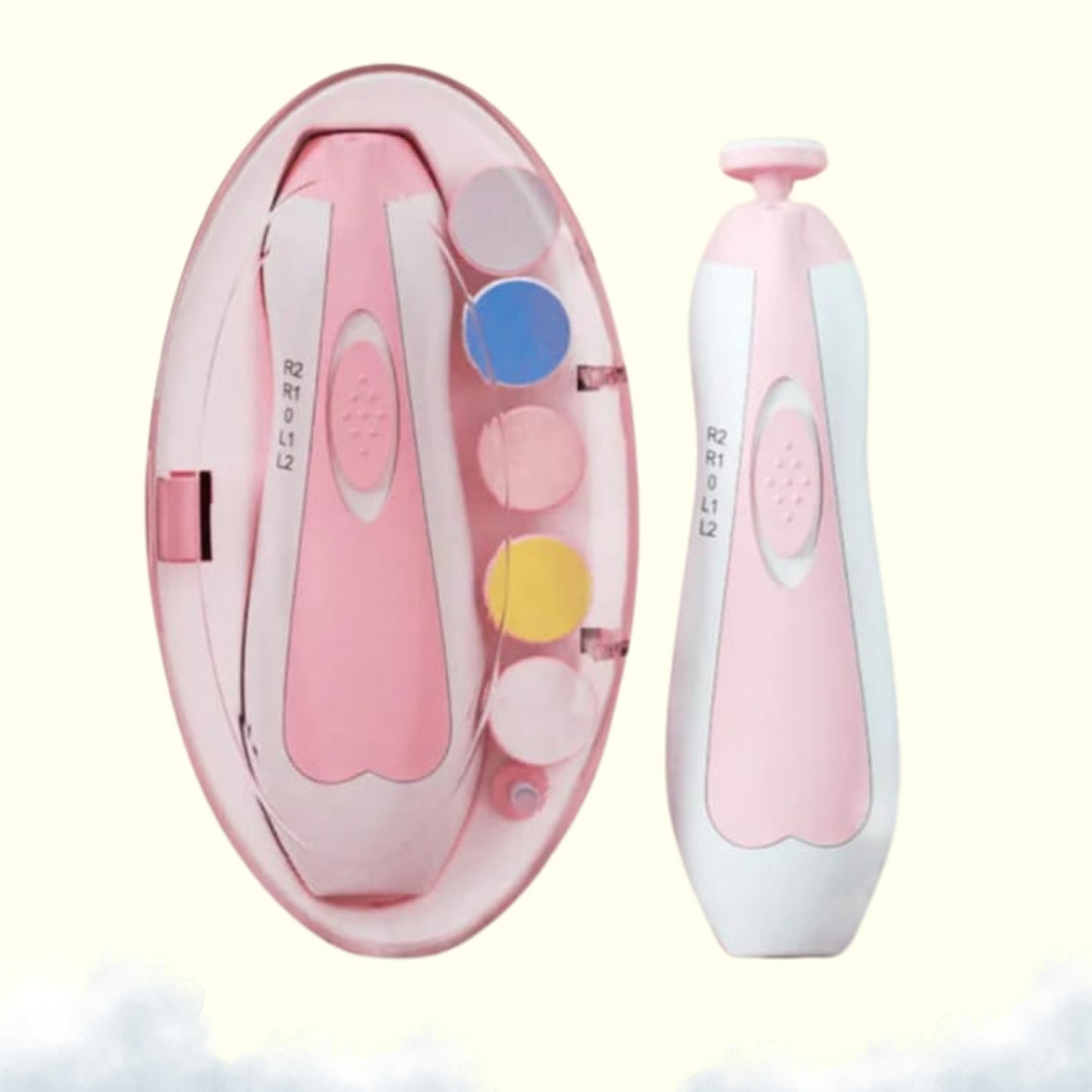 Set corte de uñas eléctrico Tinytouch para niños y recién nacidos