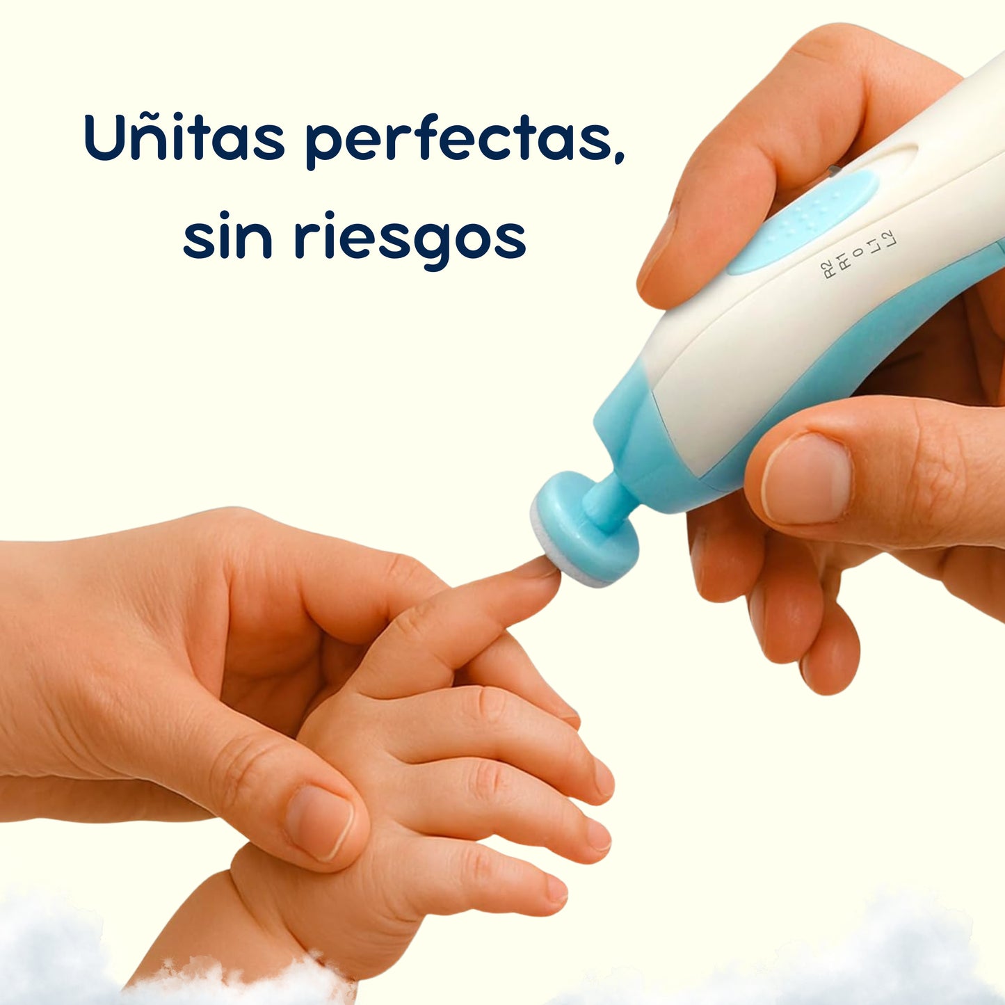 Set corte de uñas eléctrico Tinytouch para niños y recién nacidos