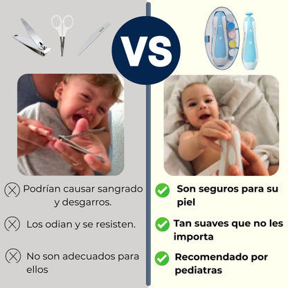 Cortauñas eléctrico para niños y recién nacidos